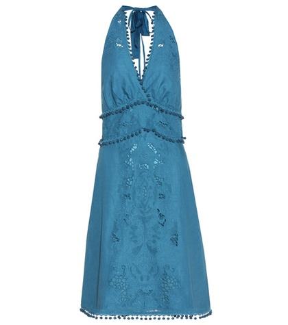 Mansur Gavriel Embellished Cotton Dress