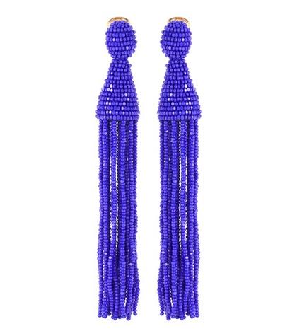 Stuart Weitzman Tassel Clip-on Earrings