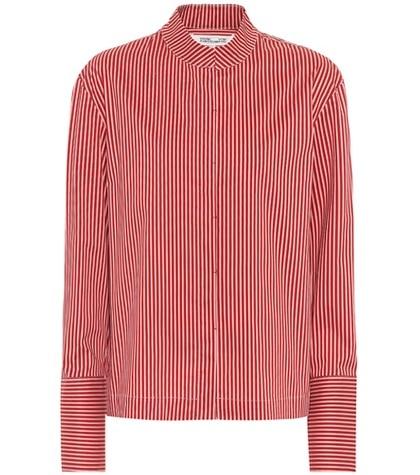 Balenciaga Striped Cotton-blend Shirt