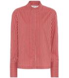Balenciaga Striped Cotton-blend Shirt