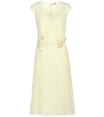 Nina Ricci Cloqué Silk-blend Dress