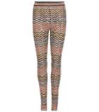 Victoria Victoria Beckham Knitted Metallic Trousers