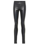 Fendi Leather Skinny Pants