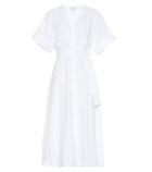 Equipment Nauman Linen Wrap Midi Dress