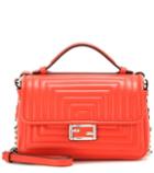 Saint Laurent Double Micro Baguette Leather Shoulder Bag