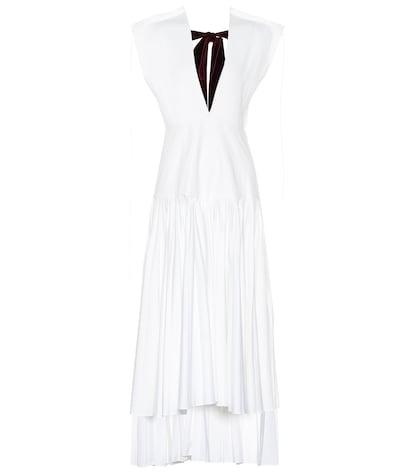 Khaite Theodora Cotton Poplin Dress