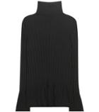 Tory Burch Isla Ribbed Turtleneck Sweater