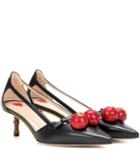 Gucci Cherry Leather Pumps