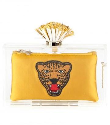 charlotte Olympia cheer Pandora Box Clutch