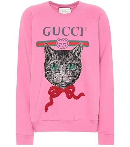 Gucci Sequin-embellished Cotton Sweatshirt