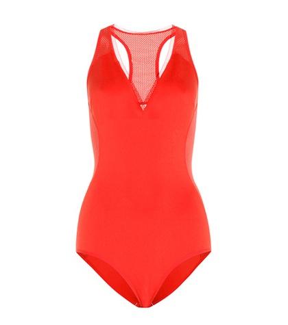 Salvatore Ferragamo Neoprene And Mesh Swimsuit