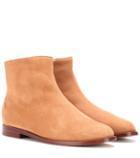 Mansur Gavriel Shearling-lined Suede Ankle Boots