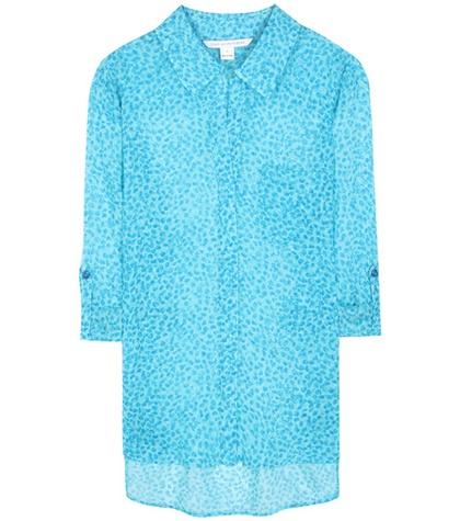 Diane Von Furstenberg Lorelei Two Printed Silk Shirt