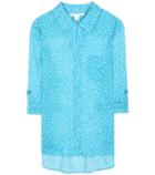 Diane Von Furstenberg Lorelei Two Printed Silk Shirt