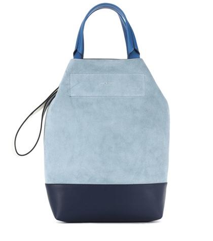 Etro Leather And Suede Tote