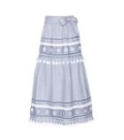 Dodo Bar Or Embellished Cotton Skirt
