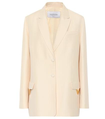 Valentino Silk And Wool Blazer