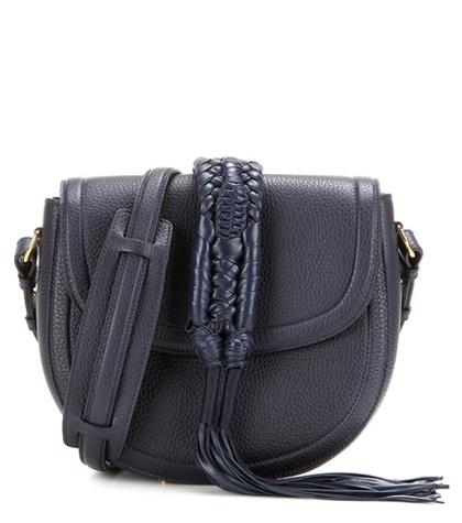 Chlo Ghianda Saddle Knot Leather Shoulder Bag