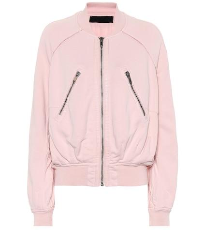 Haider Ackermann Cotton Jersey Bomber Jacket