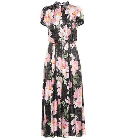 Dolce & Gabbana Floral-printed Silk-blend Jumpsuit