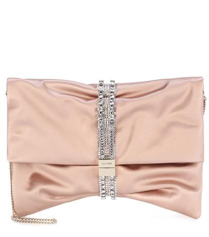 Jimmy Choo Chandra Satin Clutch