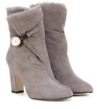 Jimmy Choo Bethanie 85 Suede Ankle Boots