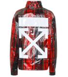 Off-white Coated Plaid Jacket