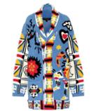 Burberry Intarsia Wool Cardigan