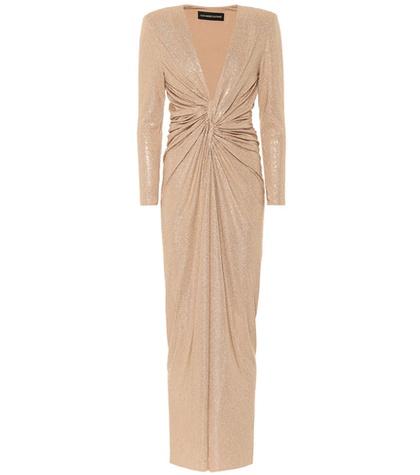 Alexandre Vauthier Crystal-embellished Maxi Dress