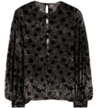 Frame Polka-dotted Fil Coupé Blouse