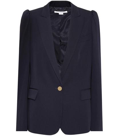 Stella Mccartney Puff Shoulder Wool Blazer