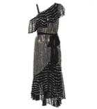 Temperley London Beaded Off-the-shoulder Dress