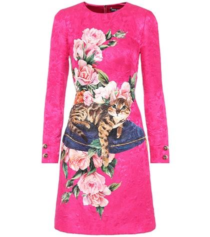 Ag Jeans Printed Brocade Dress