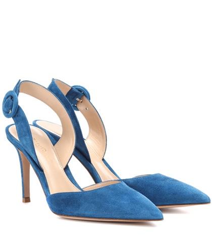 Kenzo Exclusive To Mytheresa.com – Suede Slingback Pumps