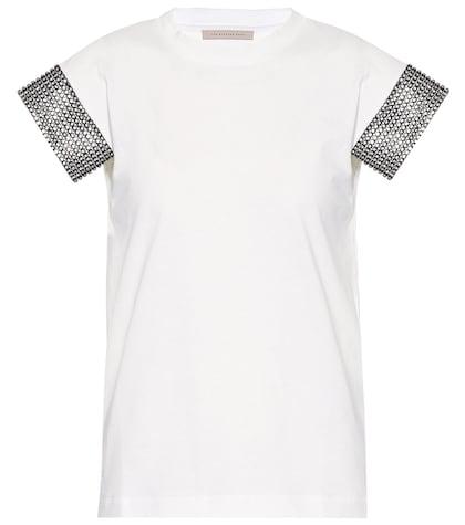 Christopher Kane Embellished Cotton T-shirt