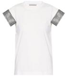 Christopher Kane Embellished Cotton T-shirt
