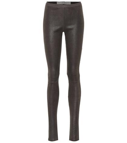 Rick Owens Stretch Leather Pants