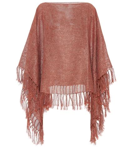 Vetements Linen-blend Poncho