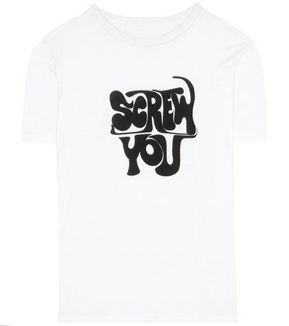 Alexachung Printed Cotton T-shirt