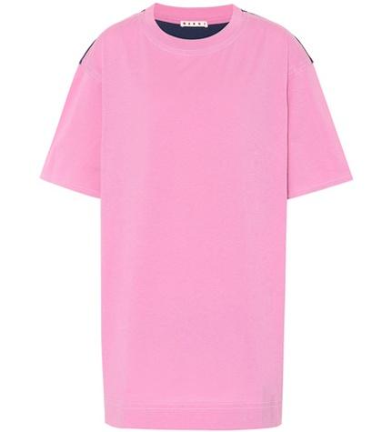 Marni Jersey And Satin T-shirt