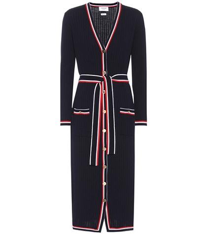 Roger Vivier Long Wool Cardigan
