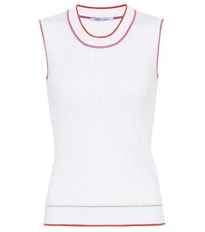 Roksanda Sleeveless Silk And Cotton Top