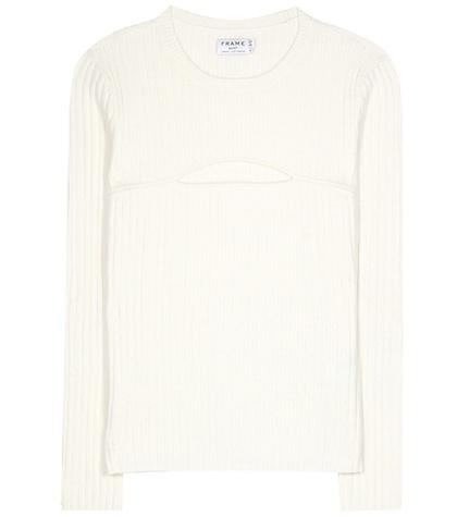 Frame Wool-blend Cut-out Sweater