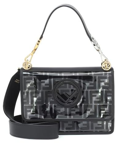 Alexander Mcqueen Kan I F Printed Pu Shoulder Bag