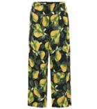 Marc Jacobs Pear Cropped Crêpe Pants