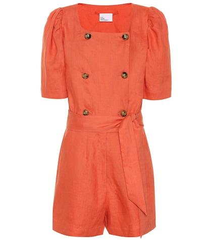 Lisa Marie Fernandez Diana Linen Playsuit