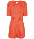 Lisa Marie Fernandez Diana Linen Playsuit