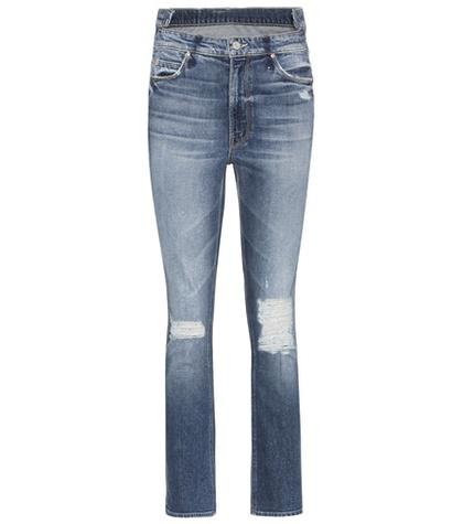 Miu Miu The Dazzler Shift Distressed Jeans