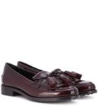 Tod's Glossed Leather Loafers