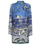 Chlo Menezio Floral Silk-blend Dress